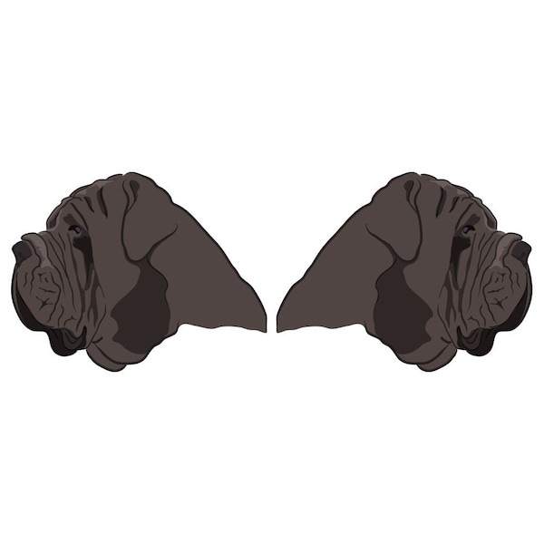 Signmission Neapolitan Mastiff Dog Decal, Dog Lover Decor Vinyl Sticker D-18-Neapolitan Mastiff - main